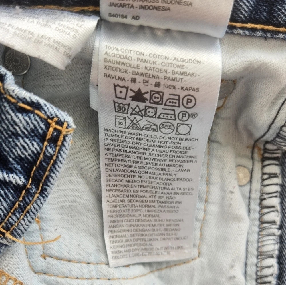 Levi's 505 Classic Straight Denim Jeans-SZ 33w